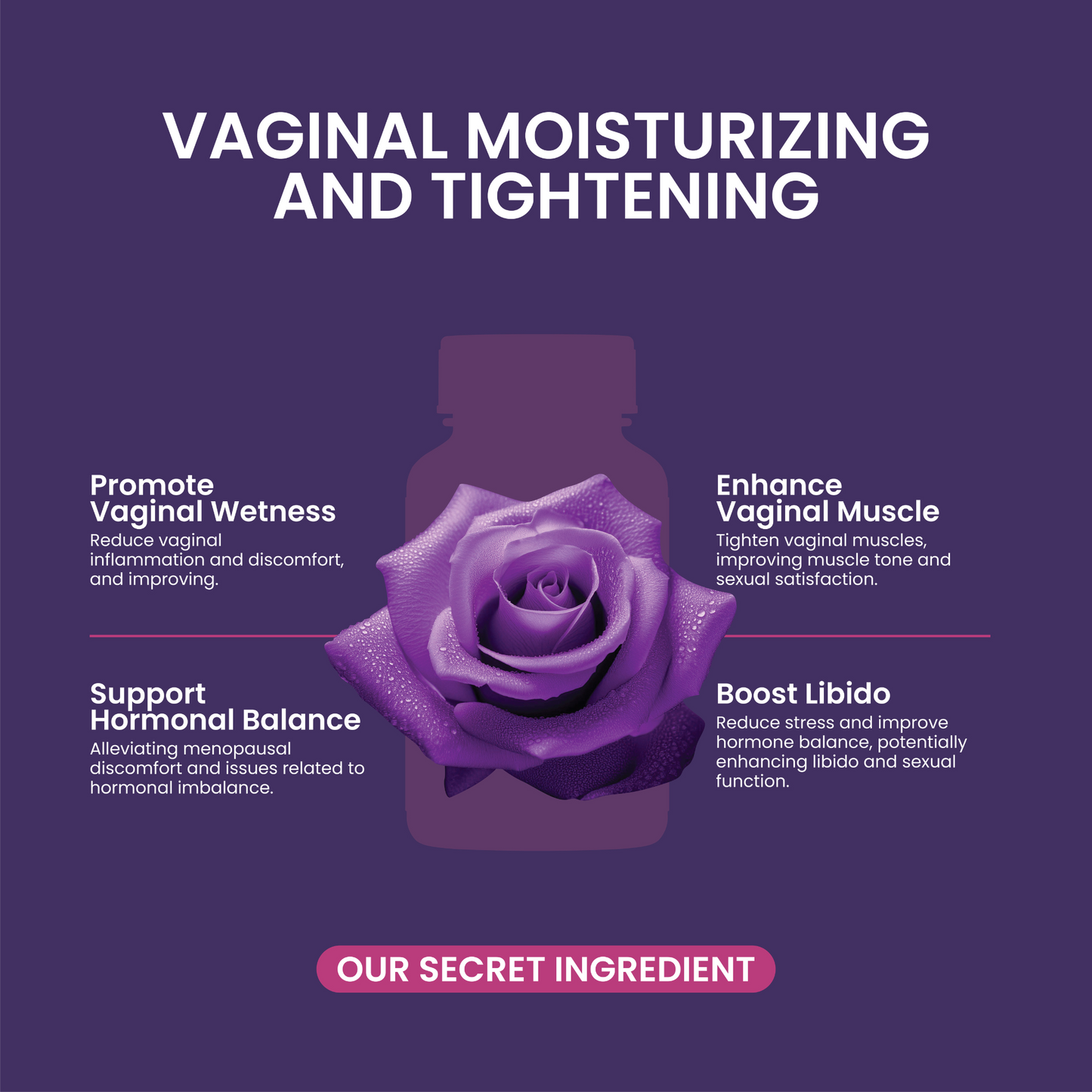 Vaginal Wetness & Tightener - 60 Capsules