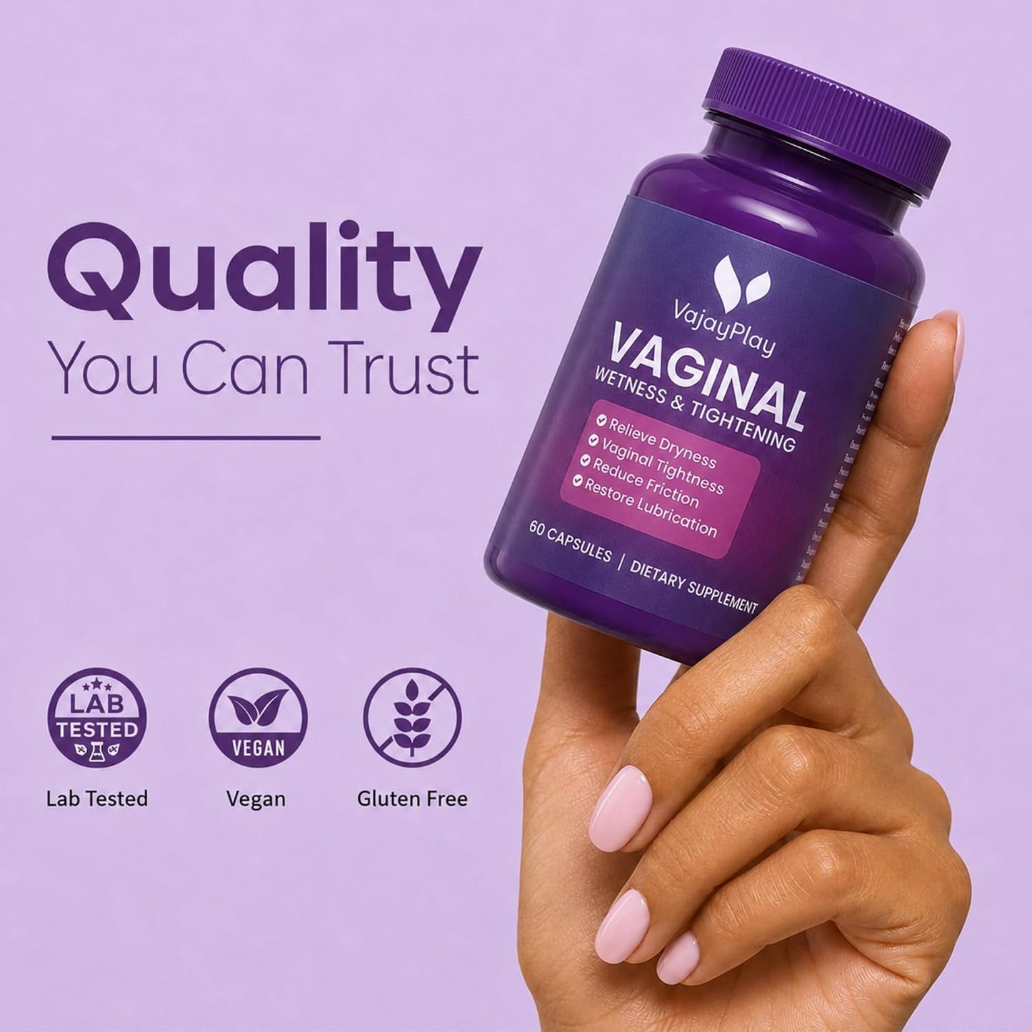 Vaginal Wetness & Tightener - 60 Capsules